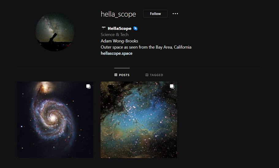 Instagram: @hellascope